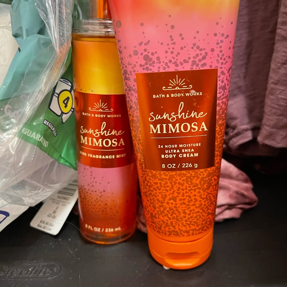 Sunshine mimosa lotion and spray